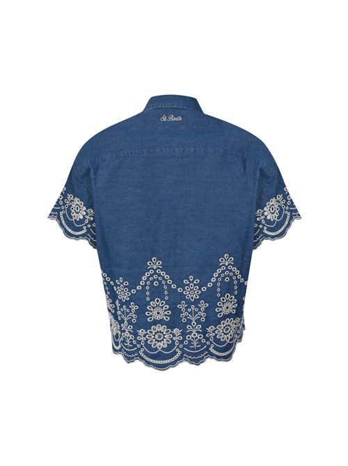 Camicia Clementine in cotone chambray Mc2 Saint Barth | CEM000100473L